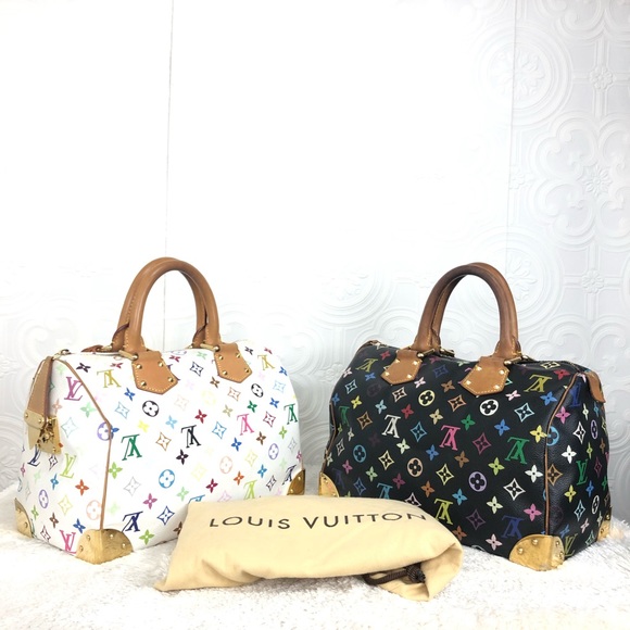 🌸SOLD🌸💯%Auth 2 Speedy 30 Multicolor Monogram - Picture 3 of 7